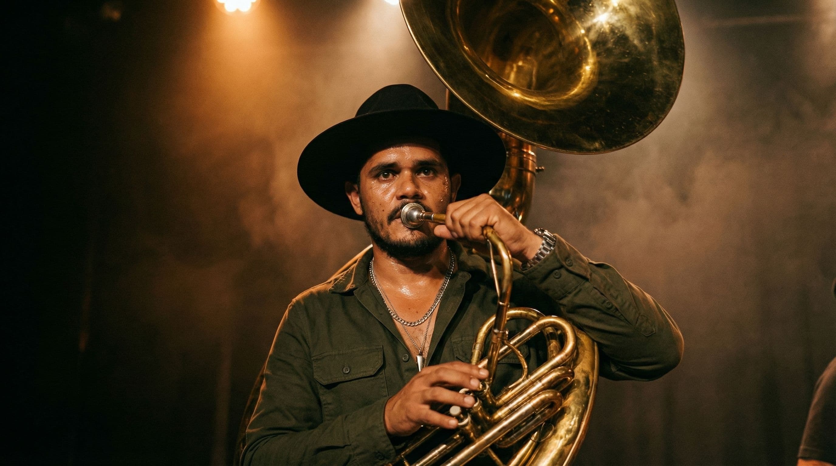 Tomás Fierro performing live