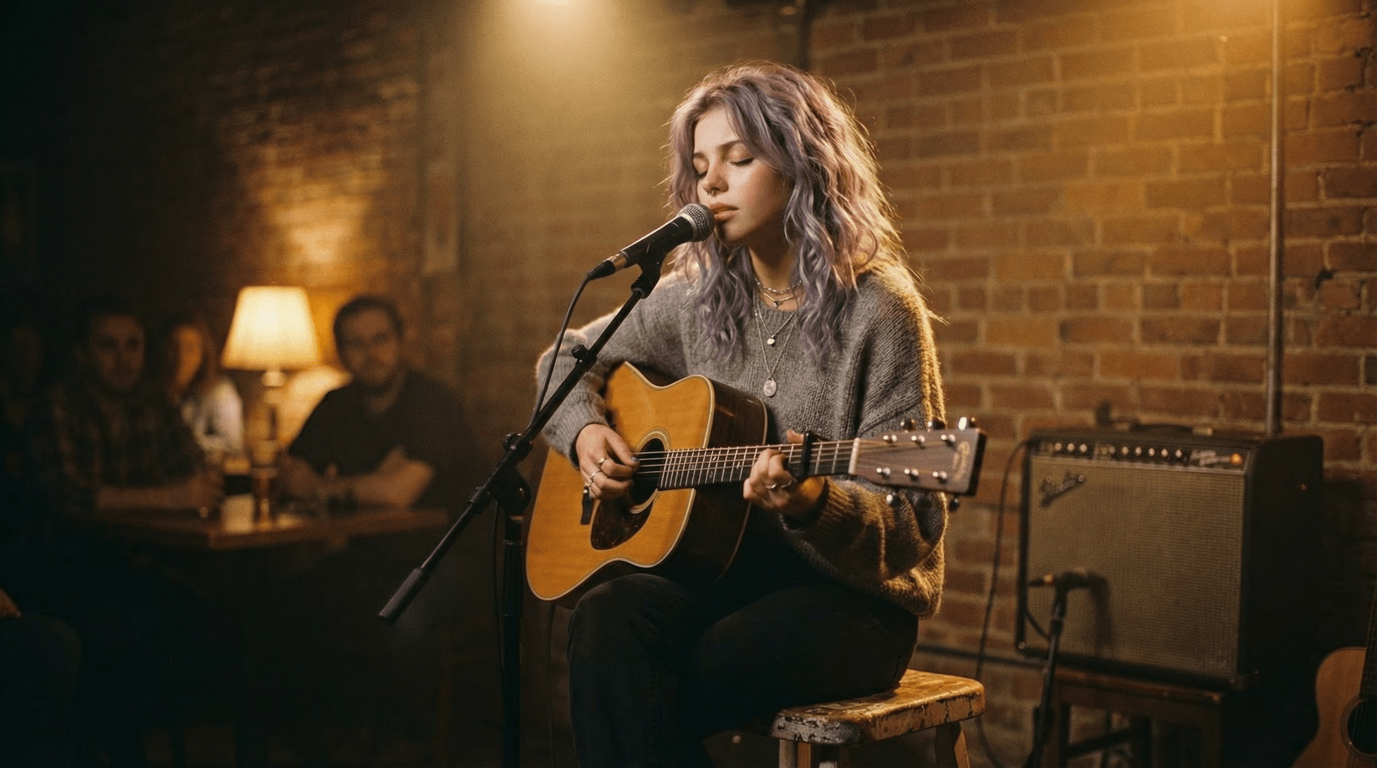 Luna Grey intimate acoustic moment